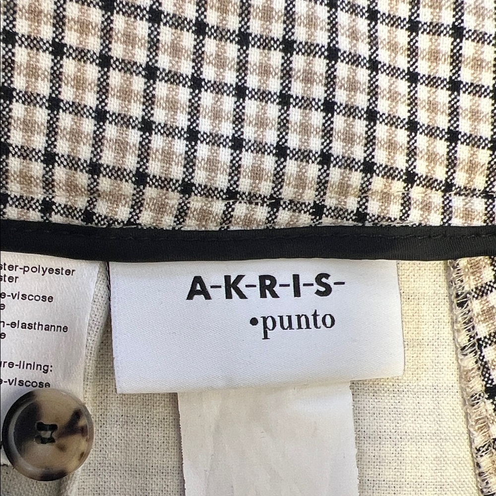 Akris Checkered Patterned Pants - Picture 3 of 6